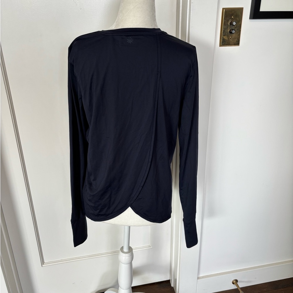 Athleta Sunlover UPF Tulip Back Long Sleeve Tee Sz M #0793 - Picture 4 of 9